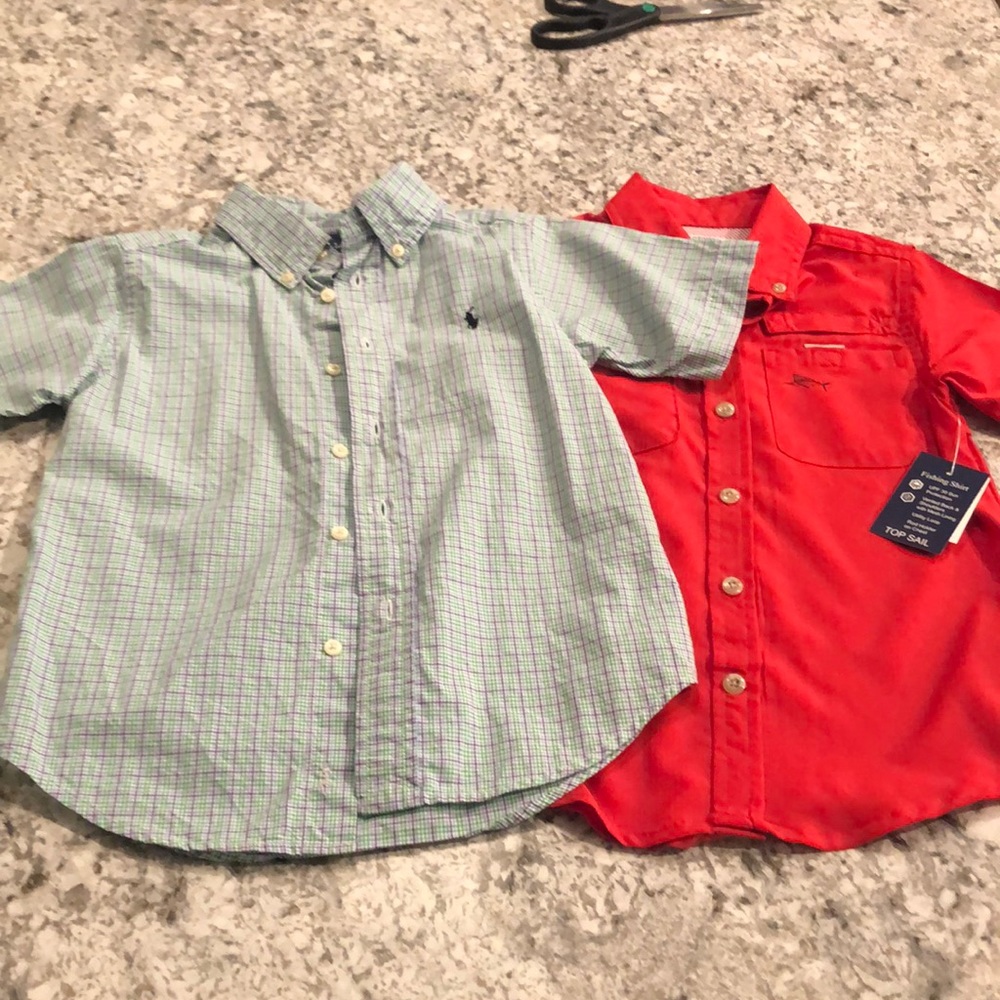 Lot of 2 Boys Shirts, 4/4T